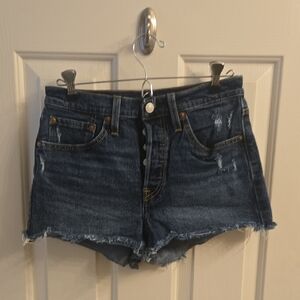 Denim Distressed Women Shorts